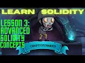 SOLIDITY TUTORIAL CRYPTO ZOMBIES LESSON THREE ADVANCED SOLIDITY CONCEPTS