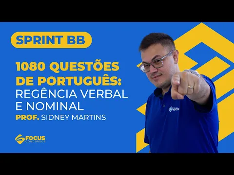 Download MP3 Sprint BB 1080 - Questões de Português: Regência verbal e nominal - Prof. Sidney Martins