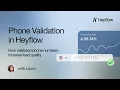 Increase Your Lead Quality with Phone Number Validation incl OTP in Heyflow