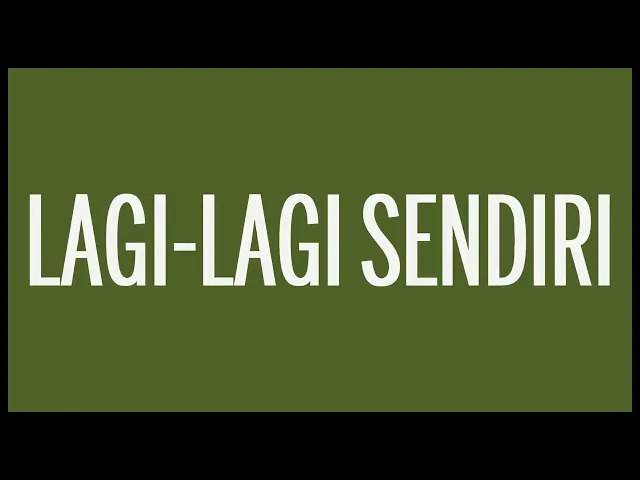Download MP3 Tipe-X - Lagi-Lagi Sendiri (Lyrics) HQ Audio