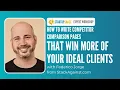 How to Write Competitor Comparison Pages That Win More of Your IDEAL Clients with Federico Jorge