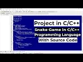 PROGRAMMING PROJECT SNAKE GAME IN C PROGRAMMING