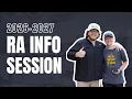 26-27 RA Info Session What to Know Before You Apply