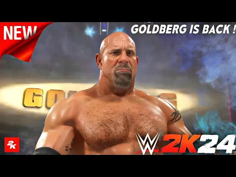 Download MP3 WWE2K24 Goldberg w/ Theme \u0026 Entrance Gfx Pack | Crazy WWE 2K24 PC Mods