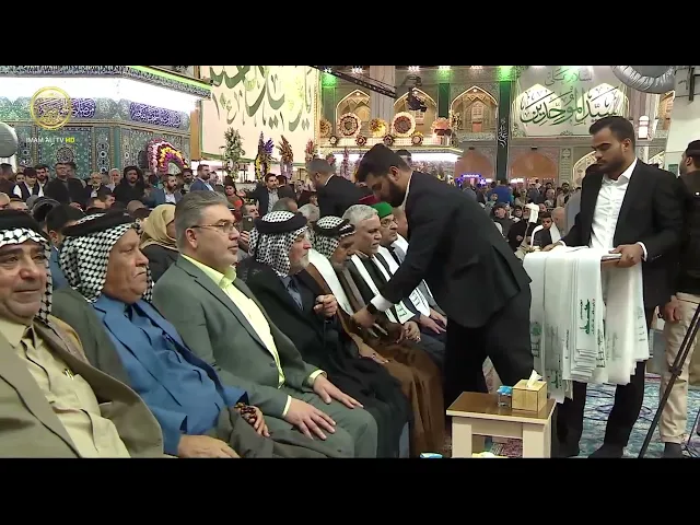 ⁣العتبة العلوية المقدسة تُقيم مهرجان (أنت العلي الإنشادي) في باحة الصحن العلوي المُطهَّر 1445 هـ
