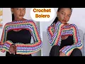 Easy Crochet Bolero Shrug Tutorial