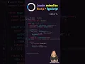 Loader animation Next js TypeScript