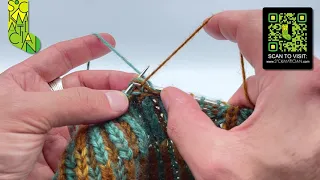 Simple Left-Leaning Single Decrease in Inverted Double-Knitted Brioche A Sockmatician Tutorial