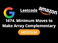 Minimum Moves to Make Array Complementary - Leetcode 1674