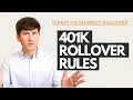How to Do a 401k Rollover Direct vs Indirect Rollover