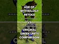 🏛️Age of Mythology Retold vs Original - Greek Units Comparison🏛️