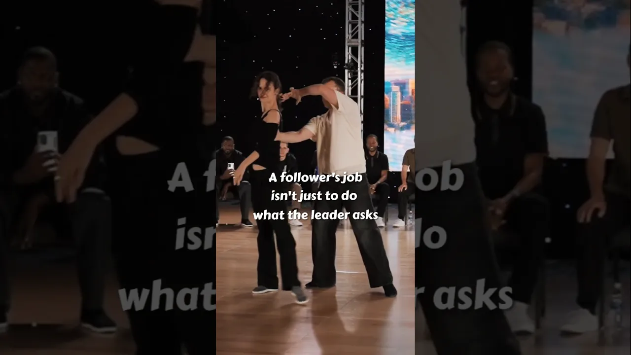 A follower's job 😏😎 #improv #westcoastswing