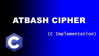 Atbash Cipher C Implementation