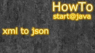 Java convert xml to json