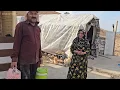 Ahmad is struggling for the winter; has Farida recovered from her illness?
