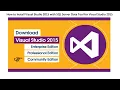 How to Install Visual Studio 2015