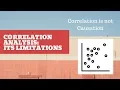Correlation Analysis Its Limitations Correlation versus Causation Spurious Correlation
