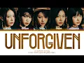 Download Lagu LE SSERAFIM (르세라핌) 'UNFORGIVEN (feat. Nile Rodgers)' Lyrics (Color Coded Lyrics)