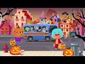 The Wheels on the Bus Halloween Song | Spooky Fun | The Kiboomers Kids Songs & Nursery Rhymes