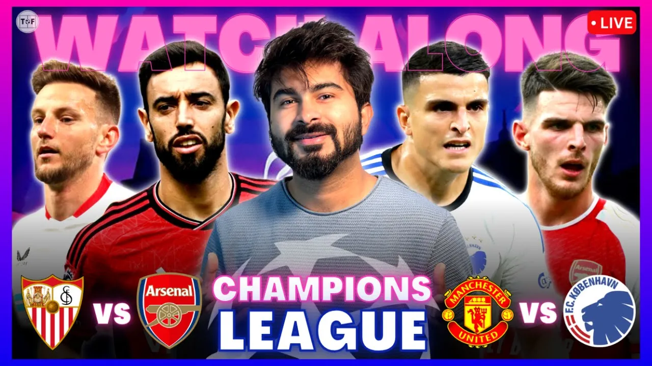 Man United v Copenhagen | Sevilla v Arsenal | UEFA Champions League | LIVE Reaction & Watchalong