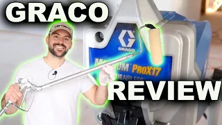 GRACO Magnum ProX17 Paint Sprayer And Pressure Roller Review - Unboxing Setup and How To Use