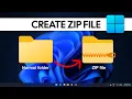 How to Create a ZIP File in Windows 11