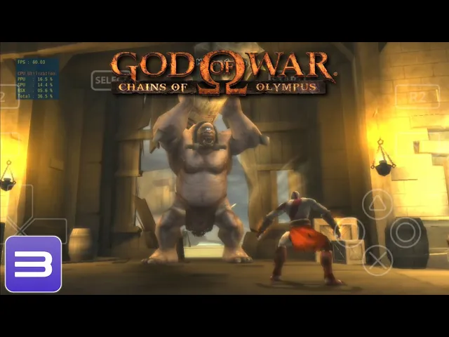 Rpcs3 Alpha - Gameplay God Of War Chains Of Olympus (PS3) On Android