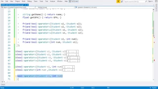 Overload Operator Comparison between object and other simple datatype