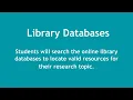 Introduction to Library Databases