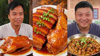 盲盒手气大爆发！红烧扣肉配大鸡腿，今天谁是大赢家？