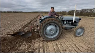 How to set up a old rusty Ferguson plough