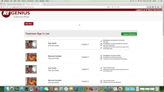 ATGenius com - Treatment Sign-In