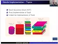 COSC 2336 Data Structures and Algorithms Implementing Stacks