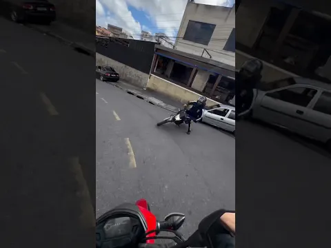 Testando o freio da start 160 😂 (guigrau) #motovlog #bmw Observações diária de moto na favela