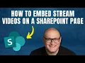 How to embed s on a SharePoint Page