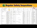 Regular Safety Inspections Excel Template