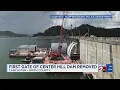 First gate of Center Hill Dam removed