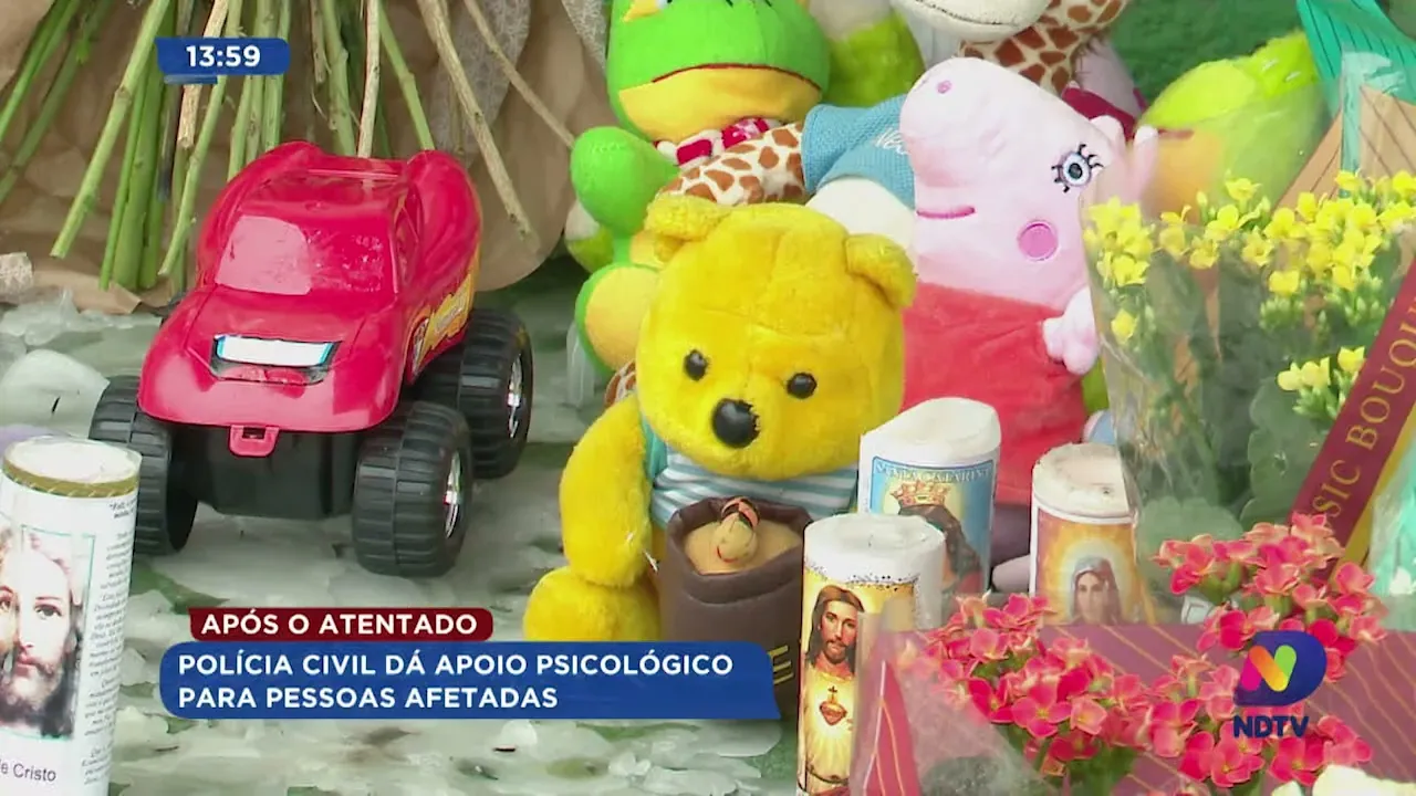 Psicóloga da Polícia Civil fala sobre trabalho realizado após o atentado em creche