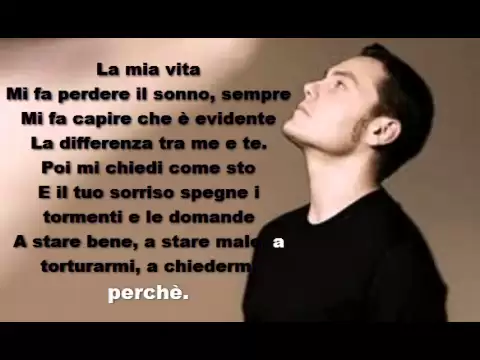 Tiziano Ferro [La Differenza Tra Me e Te Lyrics]