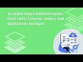 In depth Asset Administration Shell AAS tutorial theory and application example