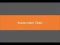 Assessment Tasks