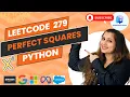 Leetcode 279 Perfect Squares - Python interviews