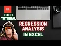 Learn Excel Linear Regression Analysis Microsoft Excel tutorial 2021