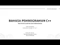 Pendahuluan Bahasa Pemrograman C Praktikum AlPro Belajar Coding