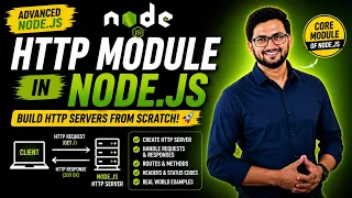 Node js Tutorial 15 HTTP Module in Node js Explained Build Your First Web Server