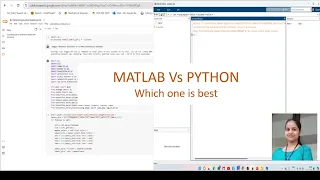 Matlab Python Python or Matlab which is better Tutorial by Vartika Agarwal