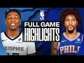 GRIZZLIES at 76ERS FULL GAME HIGHLIGHTS March 10 2026