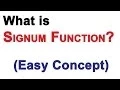 What is Signum Function in Mathematics - Learn Relations and Functions