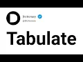 Tabulate Meaning In English