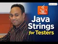 Java Strings Initialization Instantiation Comparison Mutability Garbage Collection Selenium